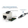 DOBLE HEMBRA RJ45 FTP CAT7 PANEL KEYSTON