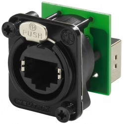 CONECTOR RJ45 DOBLE H CAT5EPANEL NEUTRIK