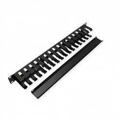 PASAHILOS 19" CON TAPA PRESION 1U 6cm N