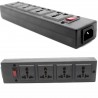REGLETA 4 TOMAS UNIVERSAL+INT+SALIDA C14