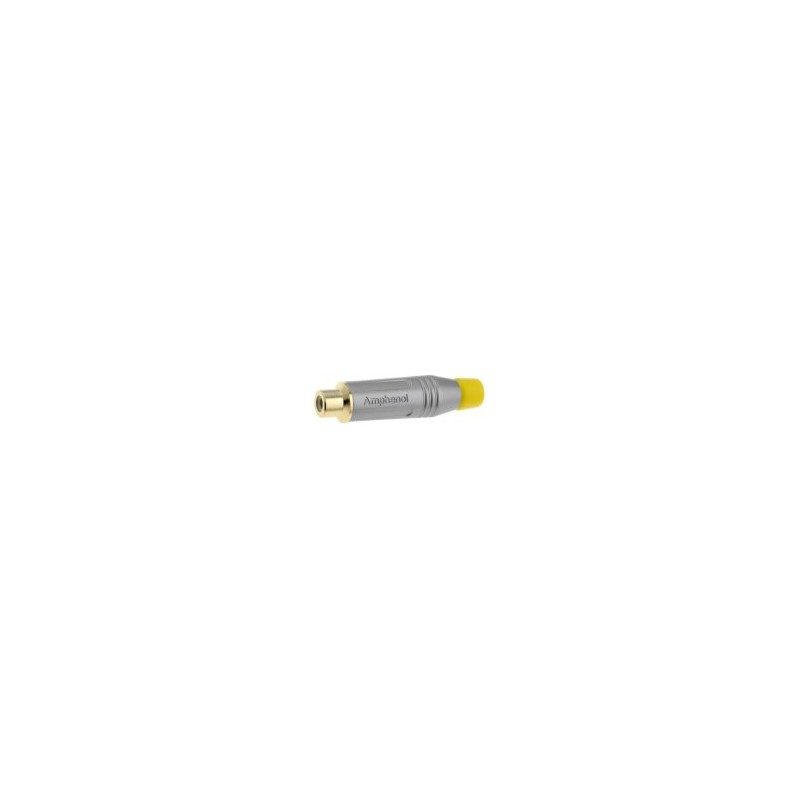 CONECTOR RCA HEMBRA AMARILLO HQ NIKEL AM