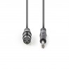 CABLE JACK 6,35 ST M-XLR3 H 1,5M GRIS OS