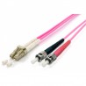 JUMPER DUPLEX OM4 ST-LC 2M (FUCSIA) 3mm