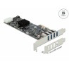 TARJETA PCI EXPRESS 4 4xUSB Tipo A 3.0