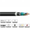 CABLE SFTP CAT6A FLEXIBLE GOMA NEGRO