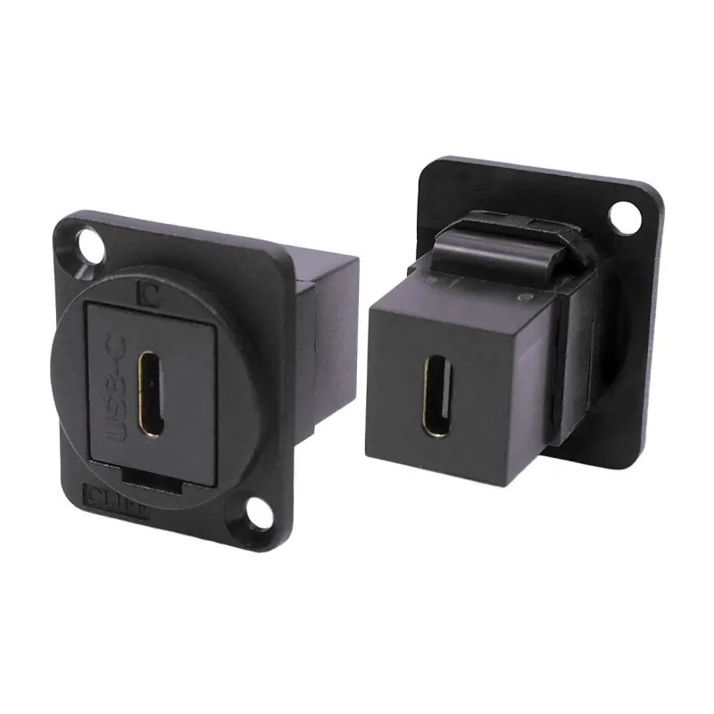 ADAPTADOR USB C HEMBRA-HEMBRA PANEL D