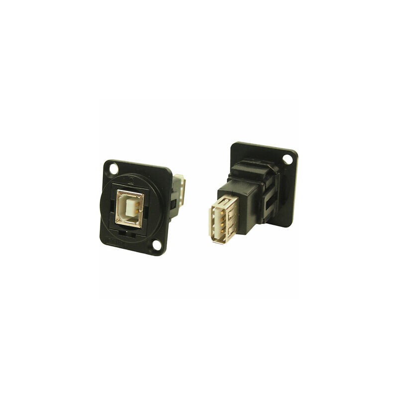 CONECTOR ADAPTADOR USB 2.0 B-A H-H PANEL