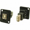 CONECTOR ADAPTADOR USB 2.0 B-A H-H PANEL