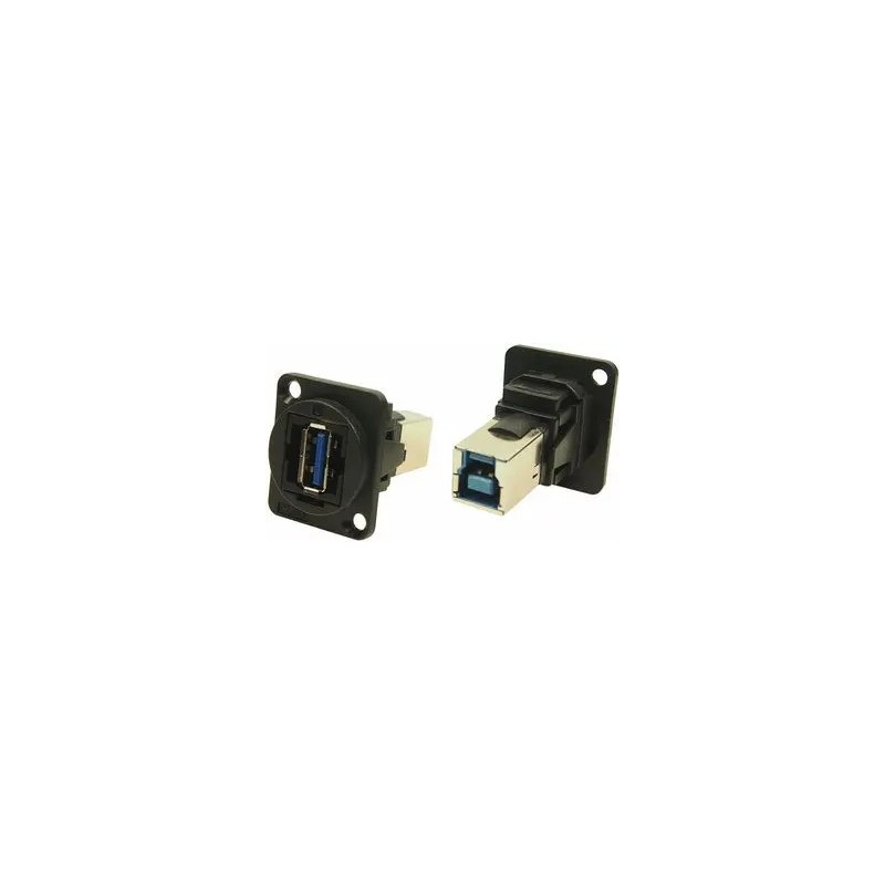CONECTOR ADAPTADOR USB 3.0 A-B H-H PANEL