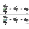 CONECTOR SUB-D 15 HD VGA MACHO BORNA TOR