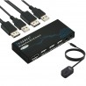 KVM 2X1 DISPLAYPORT + USB 4K 60HZ