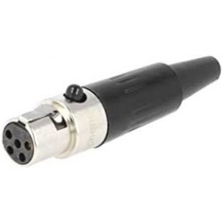 CONECTOR MINI XLR5 PIN...