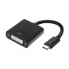 ADAPTADOR USB C M-DVI H BLANCO 15cm