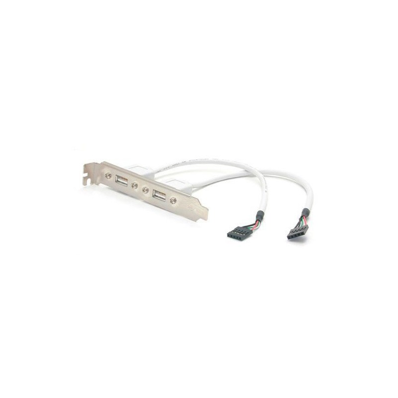 CABLE 2xUSB H a 2xMolex 4 pin H 25cm + S