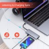 ADAPTADOR USB C M-VGA+HDMI+RJ45+3XUSB+1U
