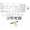 LAMINA A4 ETIQUETA 2,3x1,2-3,2x2,4 64u/
