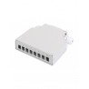 CAJA METALICA CARRIL DIN 8xLC Duplex