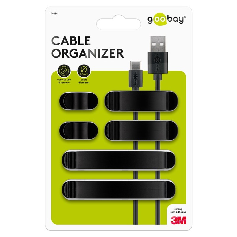 SOPORTE SUJECCION DE CABLES 6u/ 3 TAMAÑO