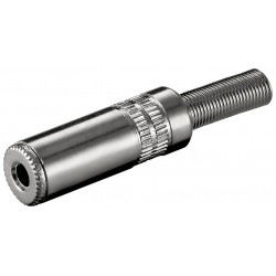 CONECTOR MINIJACK H 3,5mm ST NIKEL