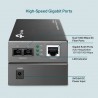 TRANSCEPTOR MM FIBRA SC-RJ45 10/100/1000