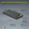 POWERBANK 10.000 mAh 2 SALIDAS USB+USB C