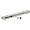PANEL 19" 24P RJ45 VACIO+ GUIA CABLE GRI