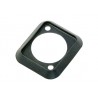 MARCO GOMA PARA XLR COLOR NEGRO NEUTRIK