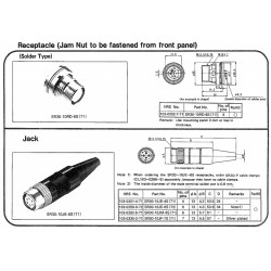 CONECTOR HIROSE SERIE SR30 H 6 PINES