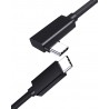 CABLE USB C M-M 3M NEGRO V3.1 GEN-2 100W