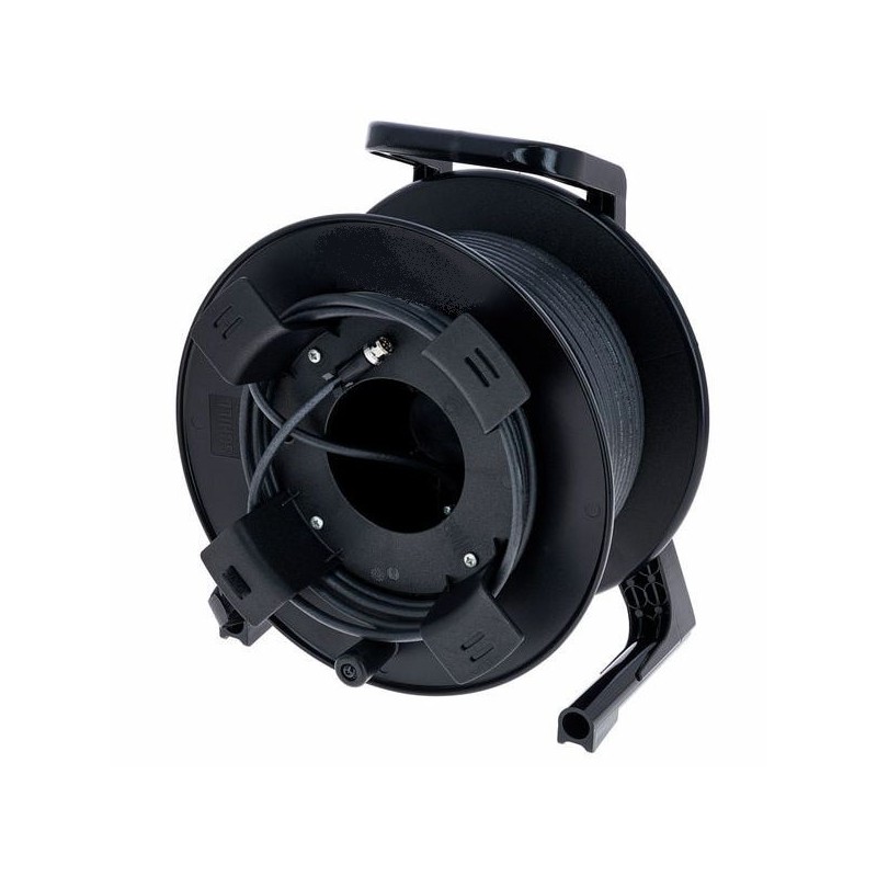 CARRETE ENROLLADOR SDI BNC VK7 100M NEGR