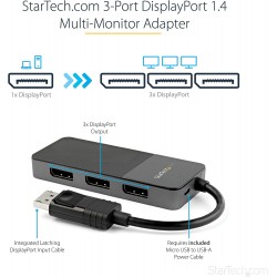 HUB SPLITTER DISPLAYPORT 1...
