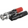 ADAPTADOR BNC M-2 HEMBRAS BANANA 4mm "T"