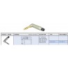 CONECTOR JACK M 6,35mm ST CODO AMPHENOL