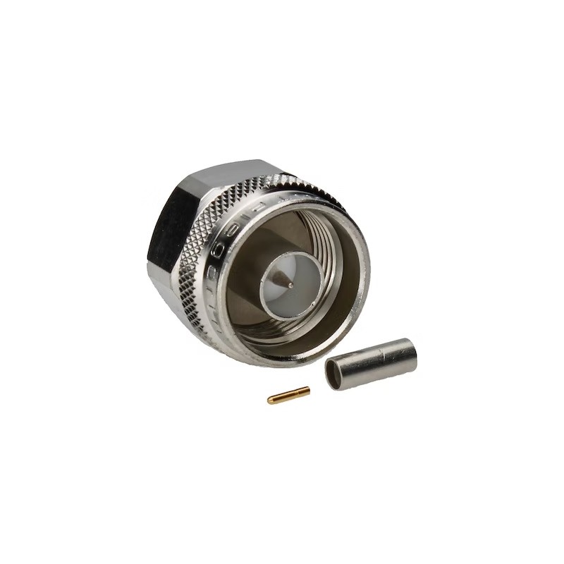 CONECTOR N MACHO RG174 CRIMPAR