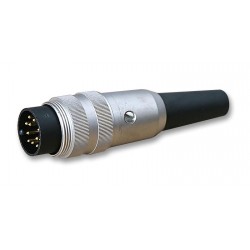 CONECTOR M16 MACHO 12P IP40...