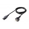CABLE ALIMENTACION ARGENTINA-C13 H 1,8M