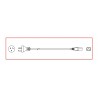 CABLE ALIMENTACION ARGENTINA-C13 H 1,8M