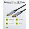 CABLE HDMI M-M V.2.1 100M FIBRA OPTICA8k