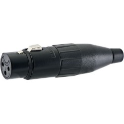 CONECTOR XLR3 HEMBRA AEREO...