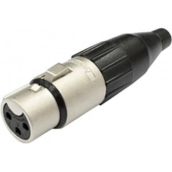 CONECTOR XLR3 HEMBRA AEREO...