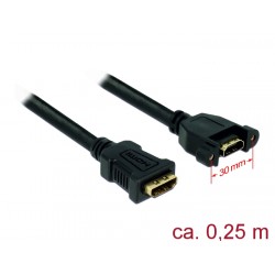 CABLE HDMI M-H PANEL CON...