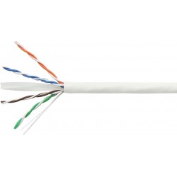 CABLE UTP CAT6 RIGIDO BLANCO AMP LSZH