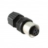 CONECTOR M12 HEMBRA 5P AMPHENOL COD. A