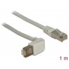 CABLE SFTP CAT5E RJ45 M-M CODO-RECTO 1M