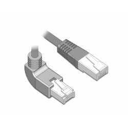 CABLE SFTP CAT5E RJ45 M-M CODO-RECTO 1M