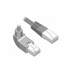 CABLE SFTP CAT5E RJ45 M-M CODO-RECTO 1M