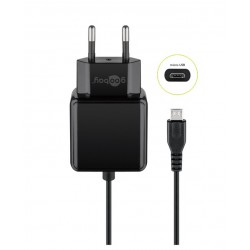 ALIMENTADOR 220V MICRO USB B 3A NEGRO15W