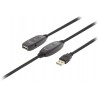 CABLE USB A 2.0 M-H AMPLIFICADO 25M