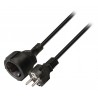 CABLE ALIMENTACION SCHUKO M-H 3M NEGRO