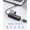 ADAPT USB A 3.0-RJ45 H100/1000 ETHER+HUB